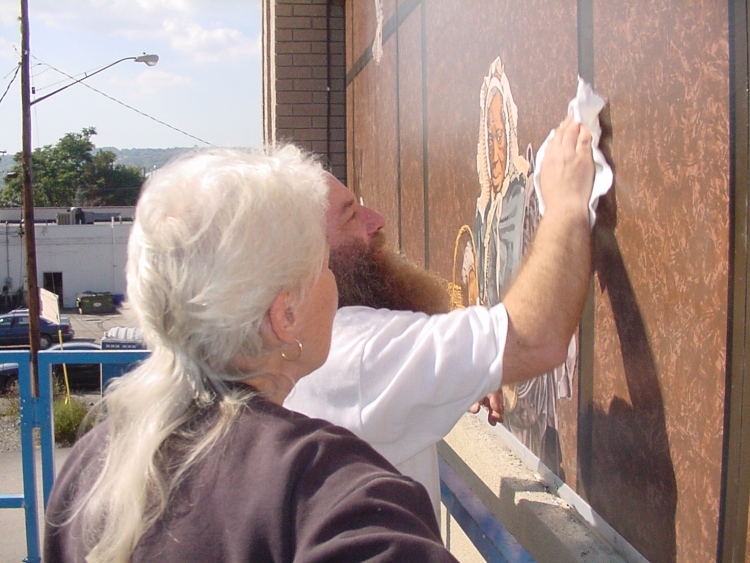Looking Out From History, installing panel one