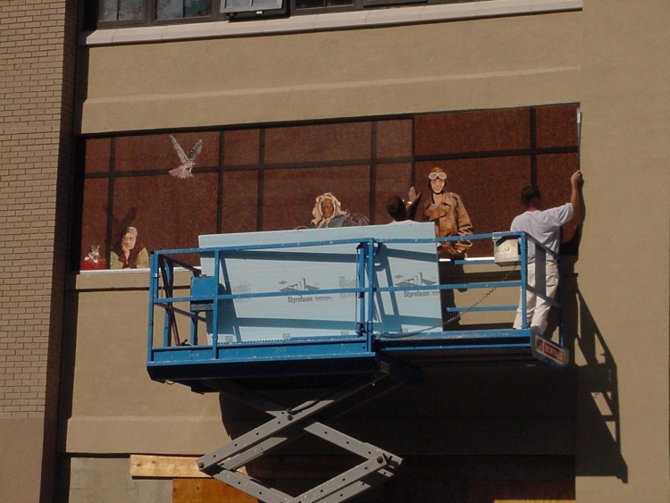 Looking Out From History, installing panel one