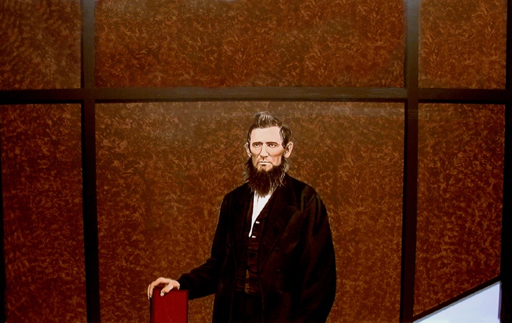 Looking Out From History, detail, Ezra Cornell