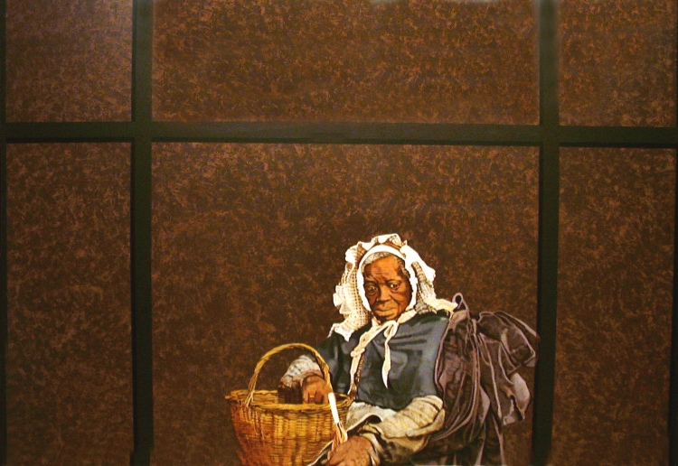 Looking Out From History, detail, Elsie Brooks (ca. 1800 - 1875)